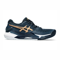 Asics GEL-Resolution 9 [1042A268-960] 女 網球鞋 榮耀系列 穩定 支撐 耐磨 深藍