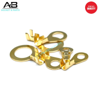 O-Ring Type Copper Brass Terminal Clip (100Pcs)