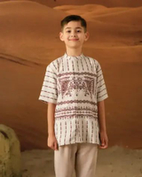 Heaven Lights Prive - Damira Koko Kids - Baju Koko Atasan Anak Laki-Laki 12Y Classic Maroon