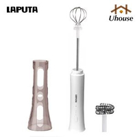 LAPUTA電動奶泡器防濺咖啡拉花自動打奶泡器免手持牛奶打發攪拌棒