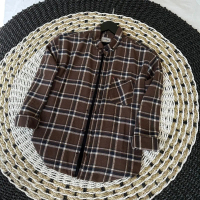 Kemeja flanel lengan panjang unisex Kemeja kota kotak kemeja distro kemeja branded