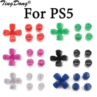 D-pad Move Action Dpad Key ABXY X Buttons Set Repair Part Replacement for Sony PS5 Controller Gamepad
