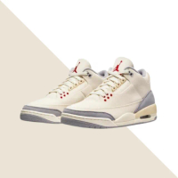 【NIKE 耐吉】喬丹 Air Jordan 3 Retro SE Muslin 奶油白 穆斯林 男鞋 DH7139-100