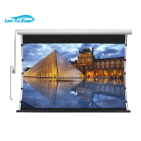 Wupro CBSP PET Crystal 120inch Electric Drop Down Projection Screen CLR ALR UST Electric Projector Screen