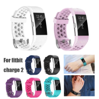 Watch Strap For Fitbit Charge 2 Bands Soft Sports Wristband Breathable Bracelet For Fitbit Charge 2 Correa Charge2 Strap