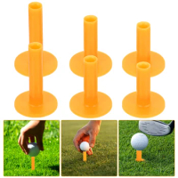 6 Pcs Golf Set Indoor Tees Simulator Balls Golfs Accessories Racks Driving Range Rubber