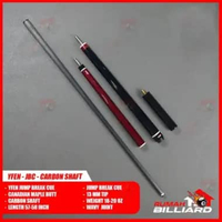STICK BILLIARD - BILLIARD CUE - FN JUMP BREAK CUE - CARBON SHAFT RED 148 CM