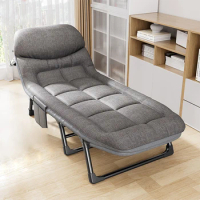 American Folding Single Bed, Lounge Chair, Lunch Break Bed, Office Nap Sofa Bed, Single Person Simple And Portable Military Bed.