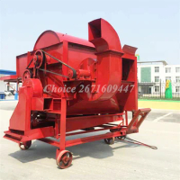 Thresher Sorghum Millet Bitter Beans Cabbage Threshing Machine Large-Scale Agricultural Rice And Wheat Threshing Equipment