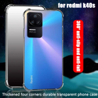 For Xiaomi redmi K40s Case Luxury Plating Transparent Soft Phone Case For Redmi k40s case Cover Shockproof Bumper