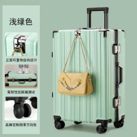 New Top Quality PC Travel Luggage Business Trolley Suitcase Bag Spinner Boarding Carry on Rolling Luggage 20/22/24/26/28 Inch