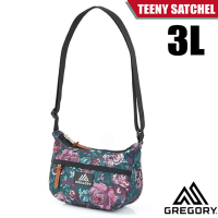 GREGORY TEENY SATCHEL 3L 可調式斜背包.輕巧好收納/耐用.通勤方便_群花油彩