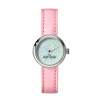 MARC JACOBS Jam Tangan Wanita Marc Jacobs The Round Watch MJ0120179286 Ladies Multicolor Dial Pink Leather Strap