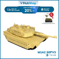 Mô hình xe tank cao cấp M1A2 SEPV3  | Xe quân sự M1A2 SEPV3 Mỹ tỉ lệ 1/48