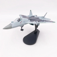รัสเซีย Fighter เครื่องบินจำลองโลหะโลหะผสม Die Cast 1/100 Scale Su 57 SU57 Su-57เครื่องบินรุ่น Colle