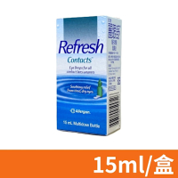 【愛力根】麗眼舒 Refresh 隱形眼鏡潤濕液 15ml/盒