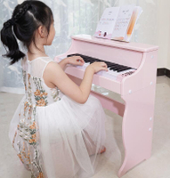 電子琴 鋼琴 兒童玩具琴 樂器 俏娃兒童小鋼琴木質電子鋼琴寶寶嬰兒玩具 樂器啟蒙生日禮物可彈奏 全館免運