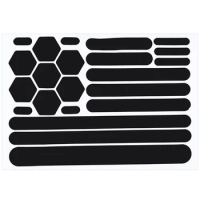 Car Wheel Hub Sticker Highly Reflective Tape Strong Reflective Stickers Cycling Bicycles Self-Adhesive Warning Sticker