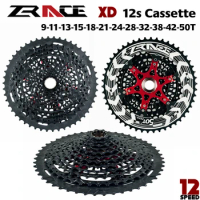 ZRACE ALPHA 12s XD Cassette 12 Speed MTB bike freewheel 9-50T - Black,compatible XD freehub, XX1 X01 GX NX Eagle