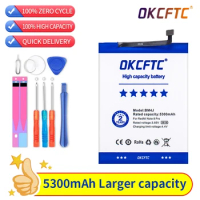 OKCFTC Original 5300mAh BM4J Battery For Xiaomi Redmi Note 8 Pro Note8 Pro Genuine Replacement Phone Battery Free Tools