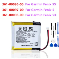 Original Replacement Battery 361-00096-00 361-00097-00 361-00098-00 For Garmin Fenix 5S Fenix 5 Fenix 5X Smart Watch Battery