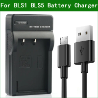 Bộ sạc pin máy ảnh kỹ thuật số, BLS-1 BLS-5 BLS-50, dành cho các máy ảnh Olympus E-410 E-420 E-450 E
