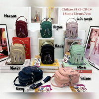 SALE TAS CHIBAO KANVAS 2IN1 JINJING DAN SLEMPANG CB8182-AB 4SLET