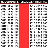 Nomer Cantik Telkomsel Nomor Cantik Telkomsel Simpati Hoki iluva 168 0813 1717 168