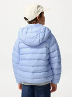 UNIQLO KIDS PUFFTECH Washable Jaket Parka Winter Hoodie Anak Blue 110
