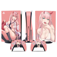 girls Anime bunny PS5 Skin sticker Vinyl PS5 Disk Edition Digital Edition decal cover for PS5 Console and 2 Controllers skin
