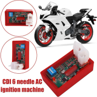AC CDI Racing Box, 6 พิน, รถจักรยานยนต์, คอยล์ปรับแรงกระตุ้น, ฟลัชชิ่ง, รีเลย์สตาร์ท, O2U6