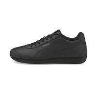 Puma Turin [383037-01] 男女 休閒鞋 運動 復古 皮革 日常 情侶穿搭 舒適 全黑