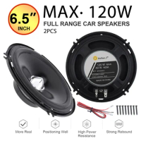 2pcs 6.5 Inch Subwoofer Car Speakers 100W Universal Heavy Mid-bass Ultra-thin Modified Auto Audio Music Stereo Speakers