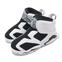 Nike 籃球鞋 Jordan 6 Retro 運動 童鞋 經典款 喬丹 避震 包覆 小童 穿搭 白 黑 CT4417100