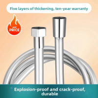 【Sewer floor drain】 Flexible De Douche Bath Shower Hose Pipe Water Hoses Plumbing Accessories High P