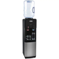 Top Loading Hot and Cold Water Dispenser - Water Cooler for 5 Gallon Bottles and 3 Gallon Bottles - Includes Child Safety Lock