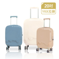 American Explorer 20吋 頂級YKK拉鍊 TSA海關鎖 輕量 冰淇淋/雪糕箱 旅行箱 QT5 行李箱 登機箱
