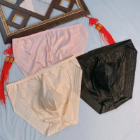 Men Briefs Sexy Men's Underwear Pouch Briefs See Through Comfortable Transparent Mesh Temptation Thong Boxer short Gay Panties