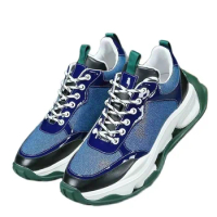 2023 new arrival Fashion Stingray Skin causal shoes men,male Genuine leather Sneaker PDD123