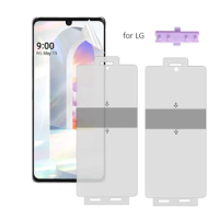 New Screen Protector for LG G8 G9 V60 ThinkQ Wing Velvet Stylo6 Full Coverage Hydrogel Protective Front Film + Tools