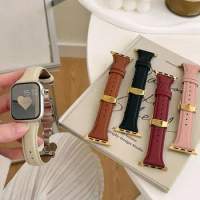 Suitable for Apple Watch strap Ultra S7/S8/S6/SE/S5/S4/S3/S2/S1 leather high quality exquisite multi-size handmade strap