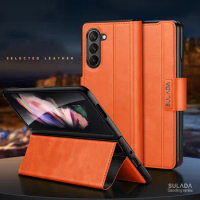 for samsung z fold 5 Full Body Protective Wallet Case for Samsung Galaxy Z Fold 5 5G Fold5 Leather Shockproof Cover