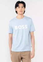 BOSS LOGO棉質平紋針織T恤及- BOSS Business