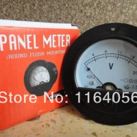 New Round Analog Volt Panel Meter DC 0~20V