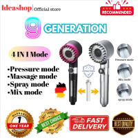 Limited Edition [Ideashop]  9TH generation Orginal Germany 4 In 1 High Pressure Shower Head With Fil