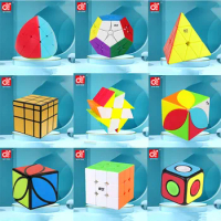 QiYi Professional Extreme Magic Cube 3x3x3 Dumpling Pyramid Alien Magic Cube Extreme Puzzle Toys
