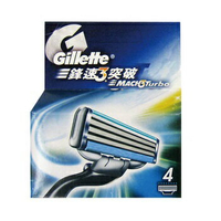 Gillette 吉列 鋒速3 突破刮鬍刀片(4入裝/盒) [大買家]