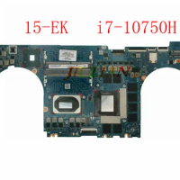Mainboard Motherboard For HP Omen 15-EK Laptop Main Board W/ i7-10750H RTX 2070 8GB L98755-601 Good Working Condition