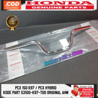 [ PCX 150 ] STANG / PIPE COMP STEERING HANDLE CHROME KODE PART 53100-K97-T00 ORIGINAL AHM