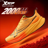 XTEP 2000KM 3.0 Men Running Shoes Rebound Support Cushioning Shock Absorption Sports 39-47 Vibrant